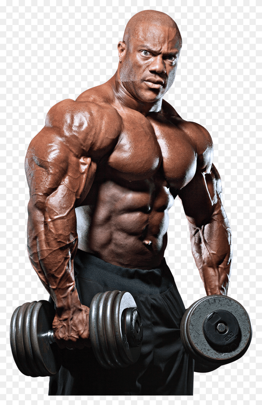 869x1377 Phil Heath, Person, Human, Working Out HD PNG Download