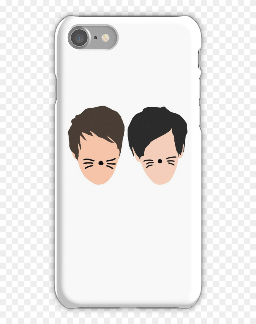 527x1001 Phil Lester And Dan Howell Iphone 7 Snap Case Don T We Phone Cases, Face, Mobile Phone, Electronics HD PNG Download