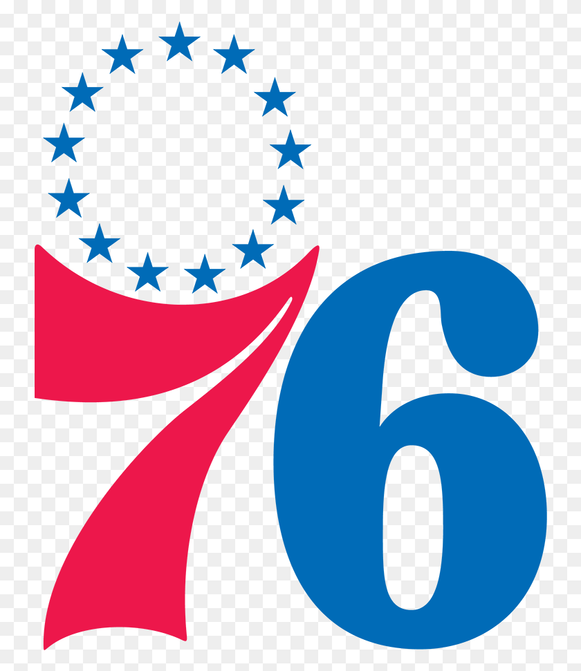 742x911 Philadelphia 76ers Logo Transparent Philadelphia 76ers Logo, Number, Symbol, Text HD PNG Download