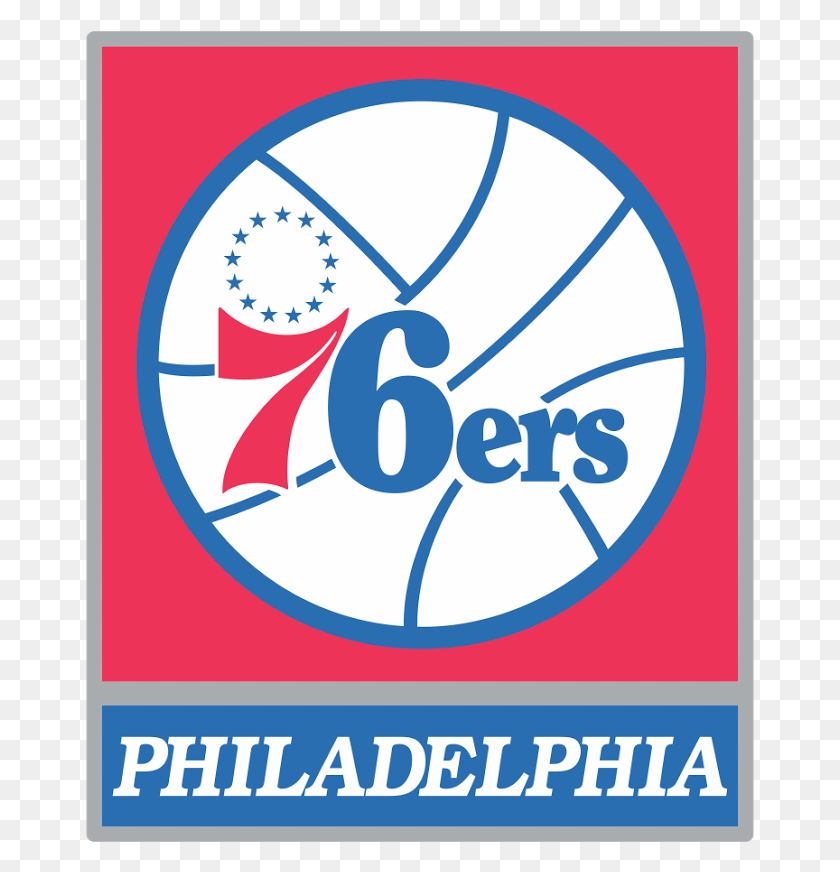 669x812 Philadelphia 76ers Vector Logo Philadelphia 76ers Logo 2019, Poster, Advertisement, Flyer HD PNG Download