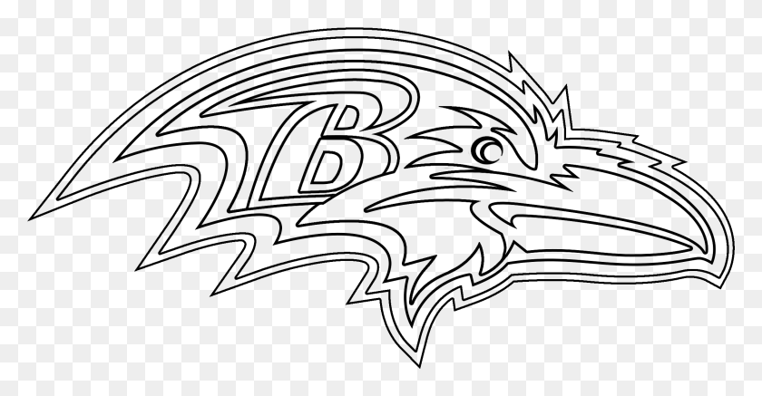 2168x1048 Philadelphia Eagles Logo Ravens Logo Black And White, Gray, World Of Warcraft HD PNG Download