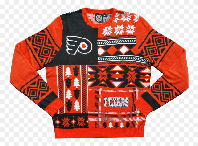 762x559 Philadelphia Patchwork More Than Just Caps Christmas Panthers Ugly Sweater, Clothing, Apparel, Sweatshirt HD PNG Download