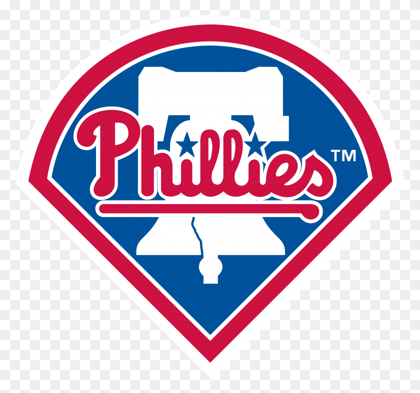 3841x3579 Philadelphia Phillies Logo Logotype Logo Philadelphia Phillies, Label, Text, Symbol HD PNG Download