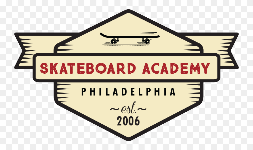 746x441 Philadelphia Skateboard Academy Skateboard Academy Philadelphia, Label, Text, Paper HD PNG Download