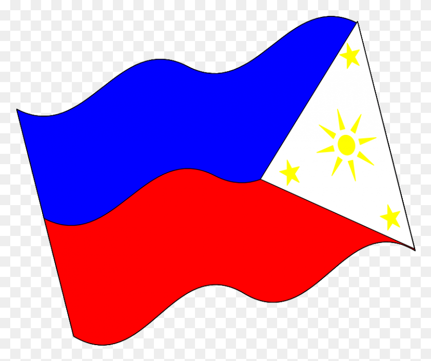 810x669 Philippine Flag Philippine Flag Clip Art, Symbol, Label, Text HD PNG Download