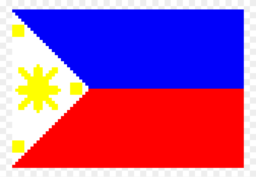 761x521 Descargar Png Bandera De Filipinas Pixelada Filipinas, Logotipo, Símbolo, Marca Registrada Hd Png