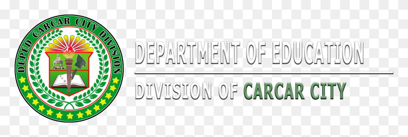 5128x1477 Логотип Филиппинского Стандартного Времени Carcar City Division, Текст, Слово, Алфавит Hd Png Скачать