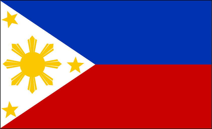 Philippines Clipart, Flag, Philippines Flag Sticker PNG
