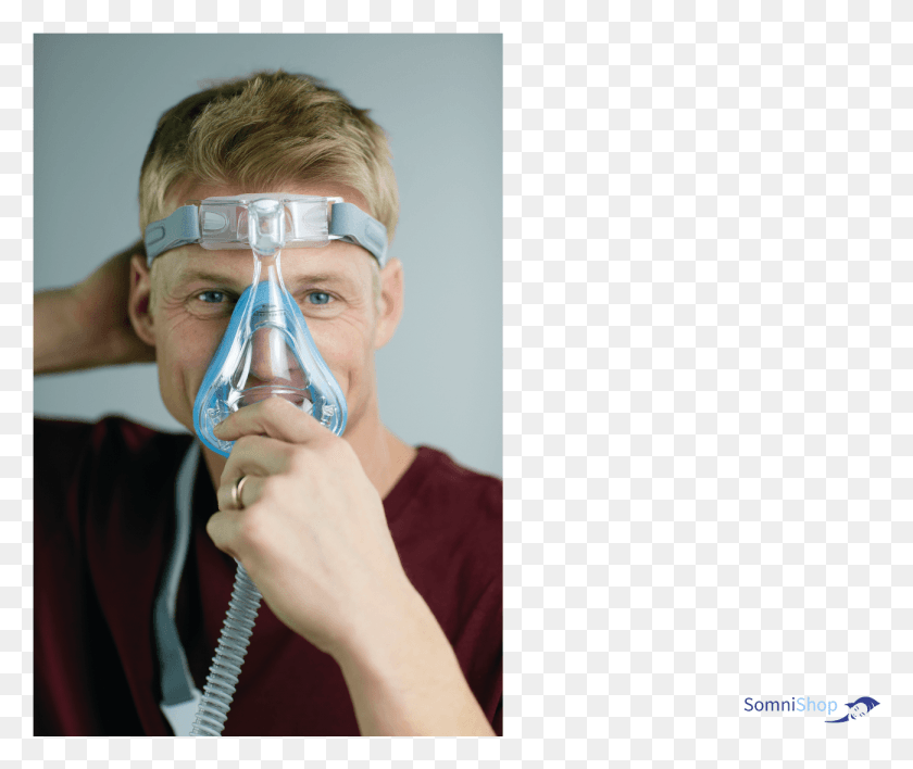 1300x1081 Philips Respironics Amara Gel Full Face Mask 3 Oxygen Mask, Person, Human, Goggles HD PNG Download