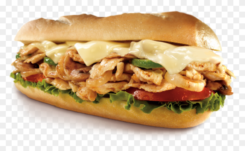 801x470 Philly Chicken And Cheese, Burger, Food, Sandwich HD PNG Download