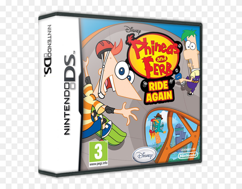 576x599 Descargar Png / Phineas Y Ferb Phineas Y Ferb Vuelven De Nuevo, Publicidad, Cartel, Texto Hd Png