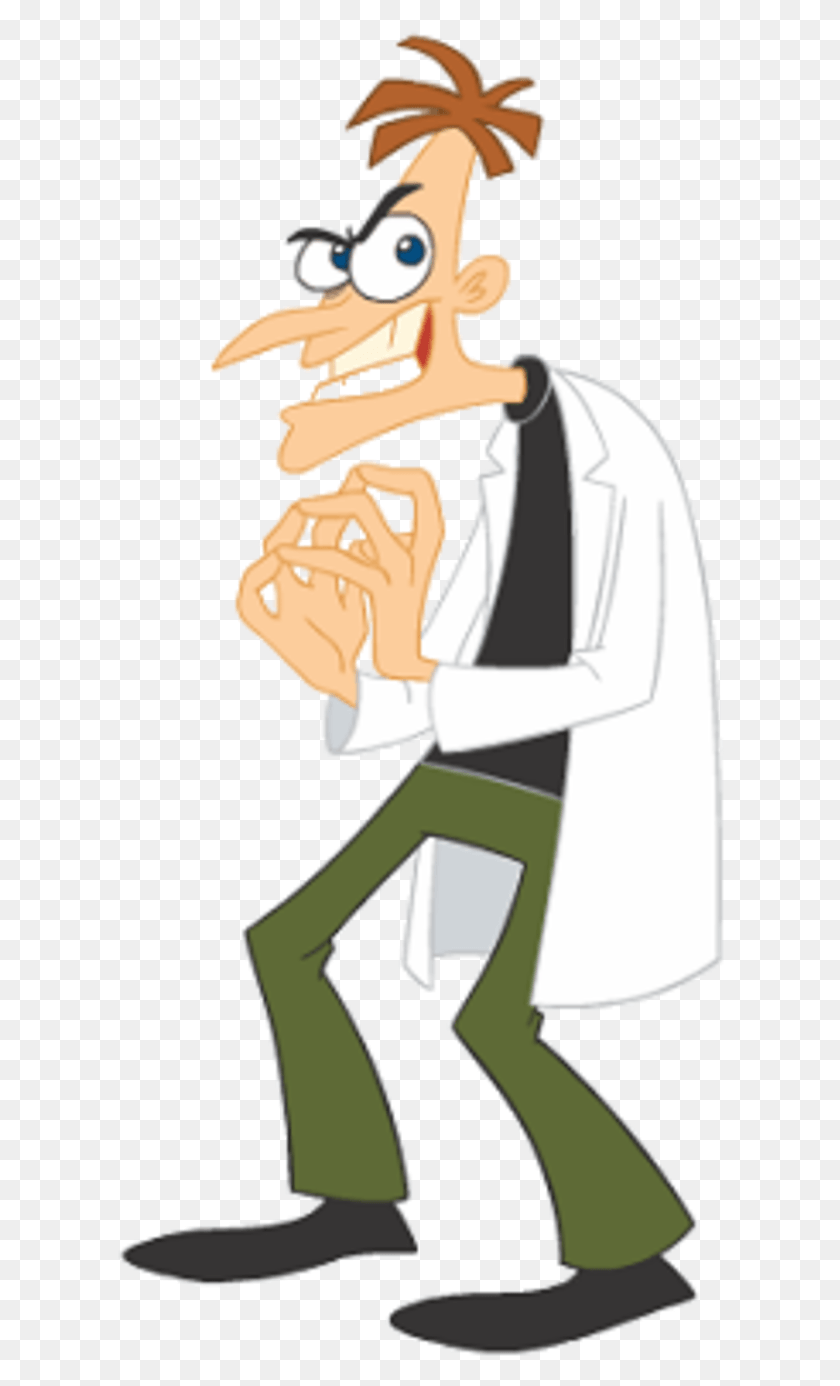 608x1326 Phineas And Ferb Picture Dr Heinz Doofenshmirtz, Person, Human, Chef HD PNG Download