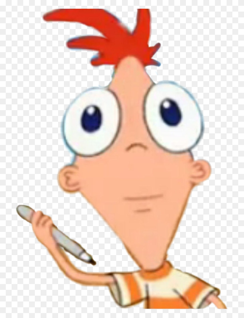 732x1037 Phineas Sticker Phineas Flynn, Face, Person, Human HD PNG Download