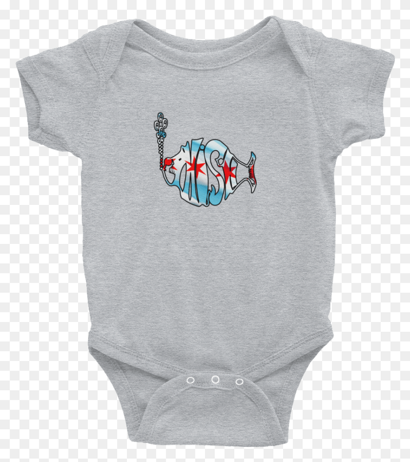 838x954 Phish Chicago Flag Baby One Piece Onesie Para Bebés, Ropa, Ropa, Camiseta Hd Png