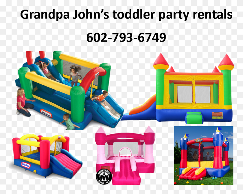 855x673 Phoenix Az Inflatable Toddler Bounce House Rentals Little Tikes Bouncy Castle With Slide, Toy, Indoor Play Area, Person HD PNG Download
