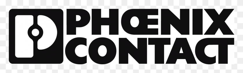 1417x350 Phoenix Contact And Venios Announce Cooperation Black And White, Text, Alphabet, Word HD PNG Download