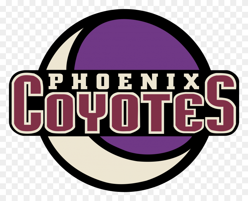 2331x1853 Phoenix Coyotes Logo Transparent Phoenix Coyotes Alternate Logo, Text, Label, Graphics HD PNG Download