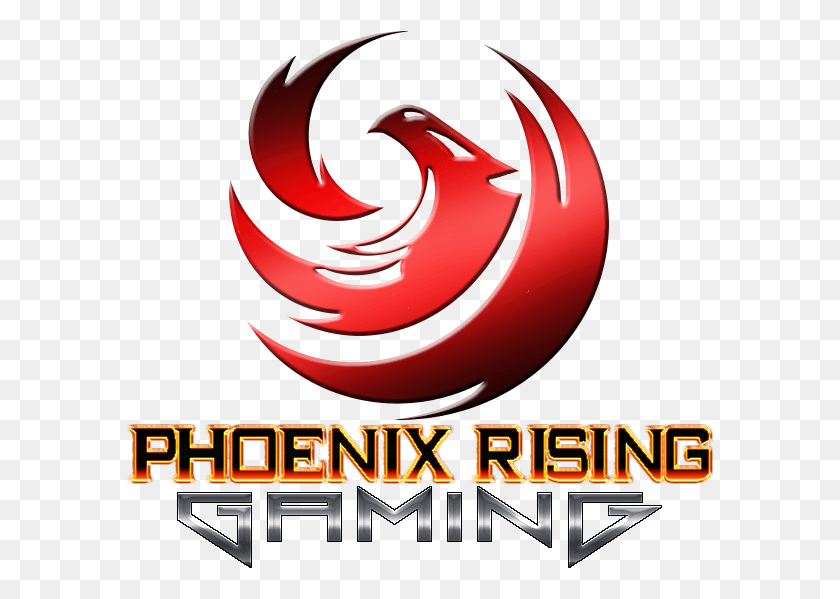 587x539 Phoenix Rising Gaming Are Looking For Casual Players Graphic Design, Logo, Symbol, Trademark HD PNG Download