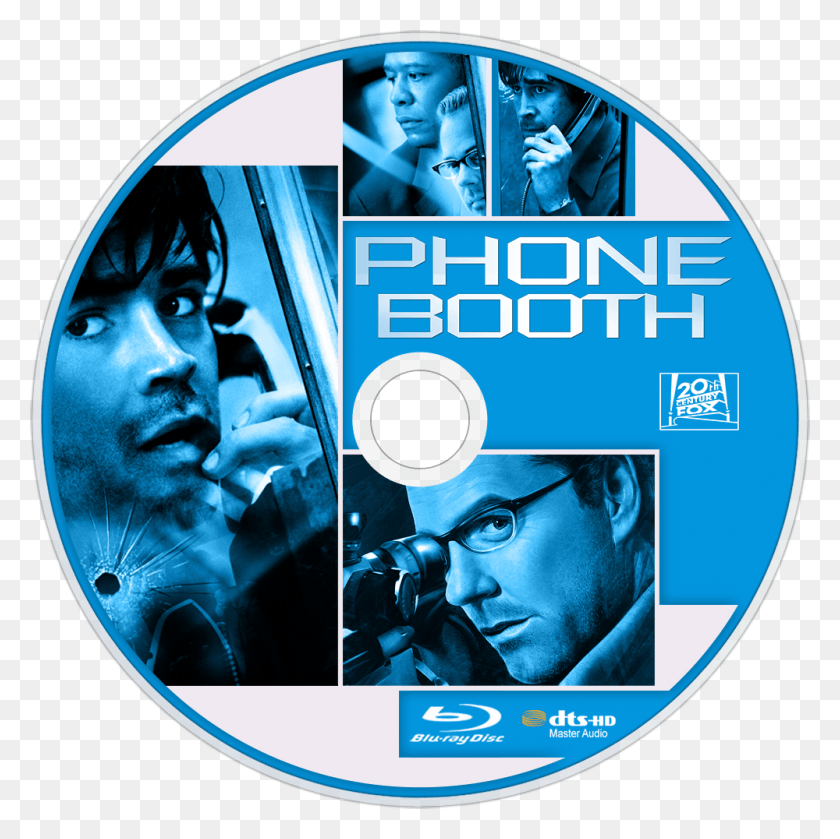 1000x1000 Phone Booth Bluray Disc Image Cd, Disk, Person, Human HD PNG Download