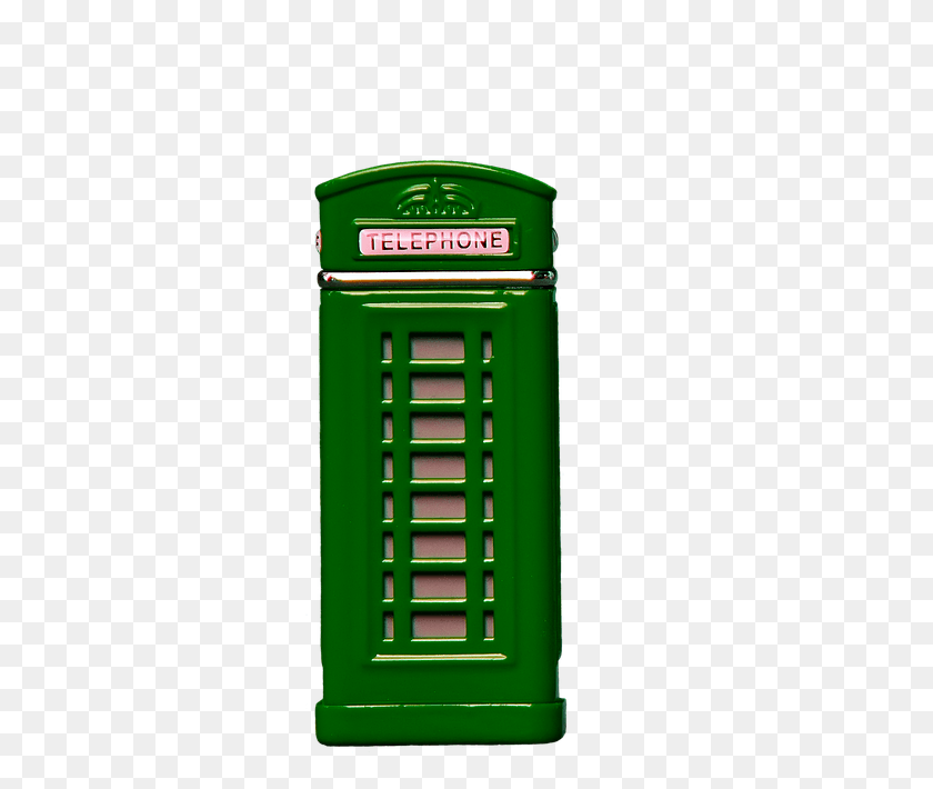 292x650 Phone Booth Green Phone Telephone Communication Cabine Tlphonique En Angleterre, Gas Pump, Pump, Machine HD PNG Download