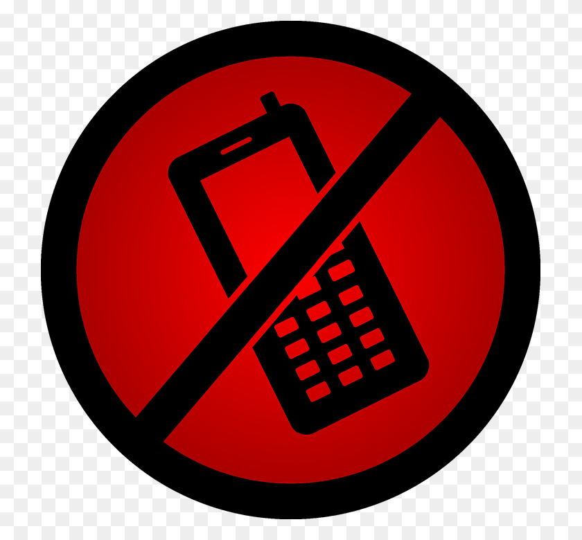 721x720 Descargar Png Teléfono Celular No Llamar Apagar Apagar Su Teléfono Celular Señal, Electrónica, Calculadora, Texto Hd Png