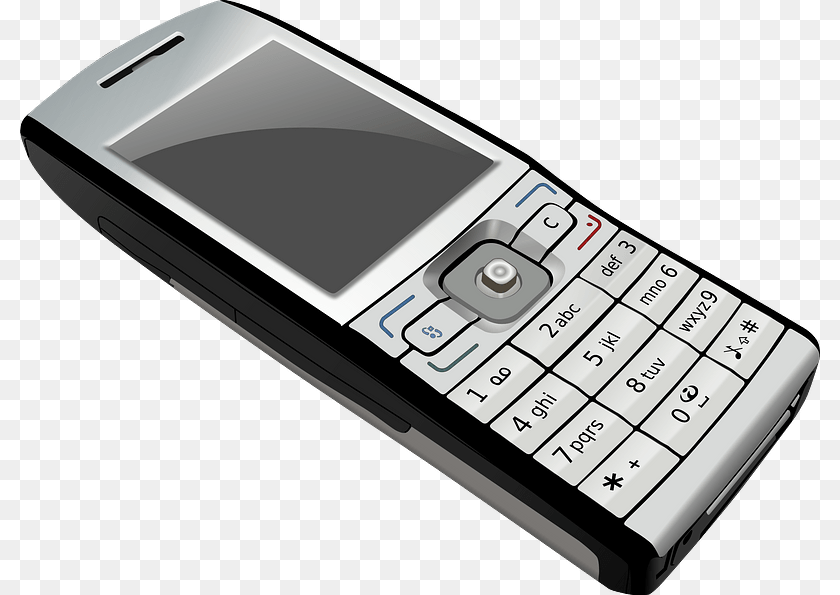 800x595 Phone Clipart Old Cell Phone Transparent, Electronics, Mobile Phone, Texting Sticker PNG