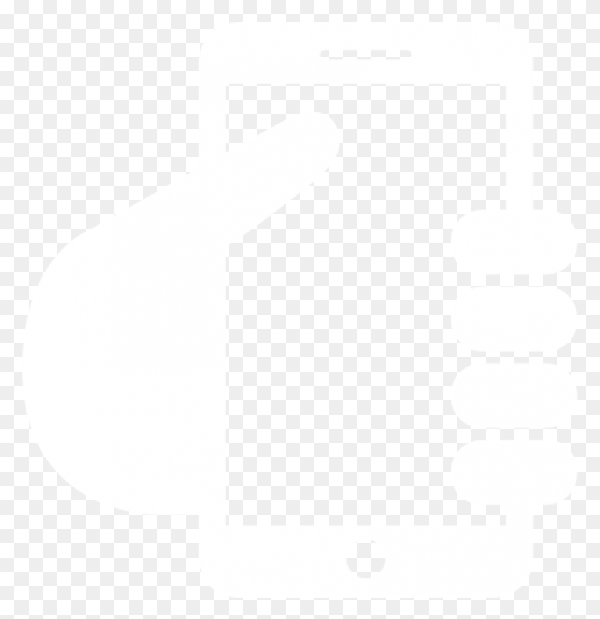 813x841 Phone Icon White Mobile Phone Icon White, Phone, Electronics, Lamp HD PNG Download