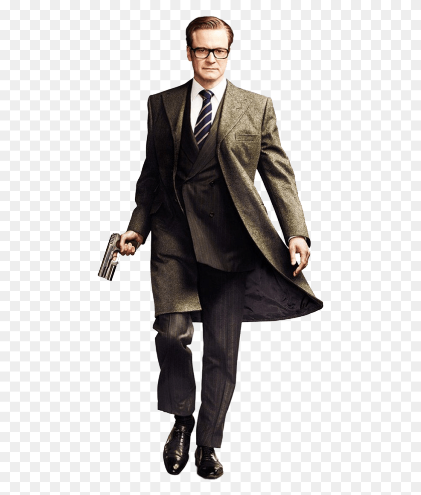 454x926 Photo Courtesy Of Twentieth Century Fox Kingsman The Golden Circle, Clothing, Apparel, Tie HD PNG Download