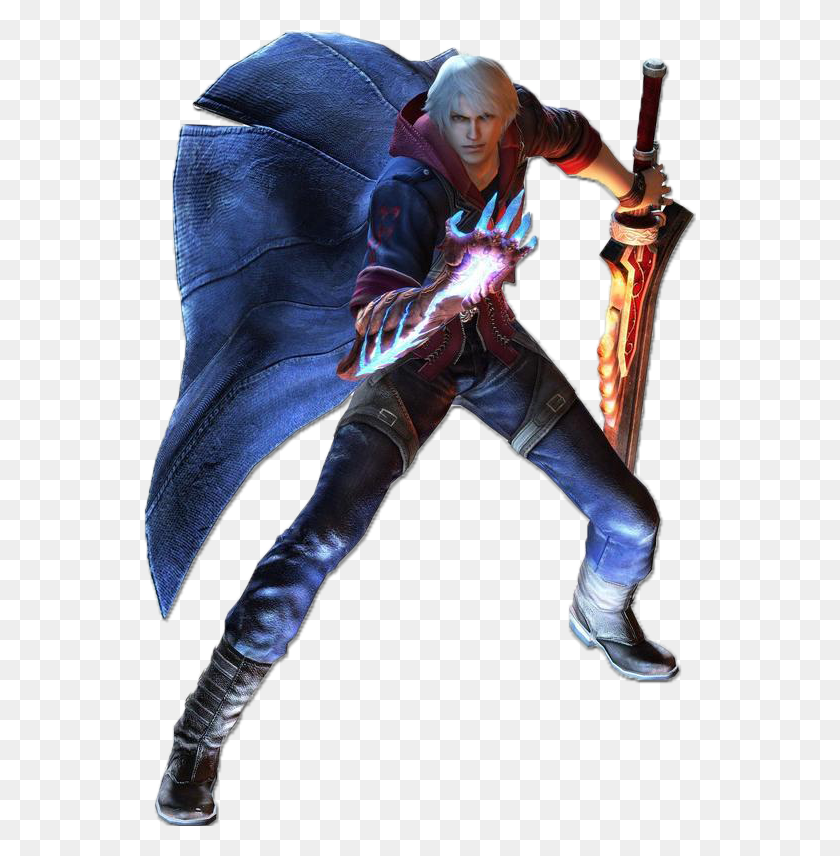 552x796 Photo Dante Character Devil May Cry, Clothing, Apparel, Costume Descargar Hd Png
