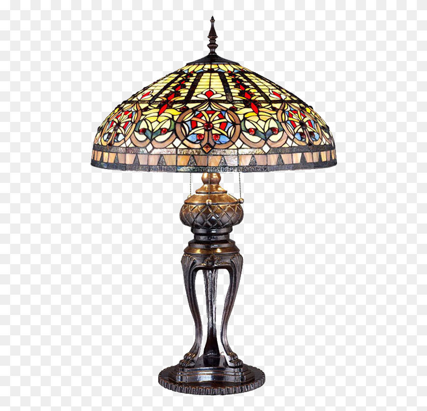 486x749 Photo Emperor Table Tiffany Lamp Big Colourful Stained Glass Lamps, Lampshade, Table Lamp HD PNG Download