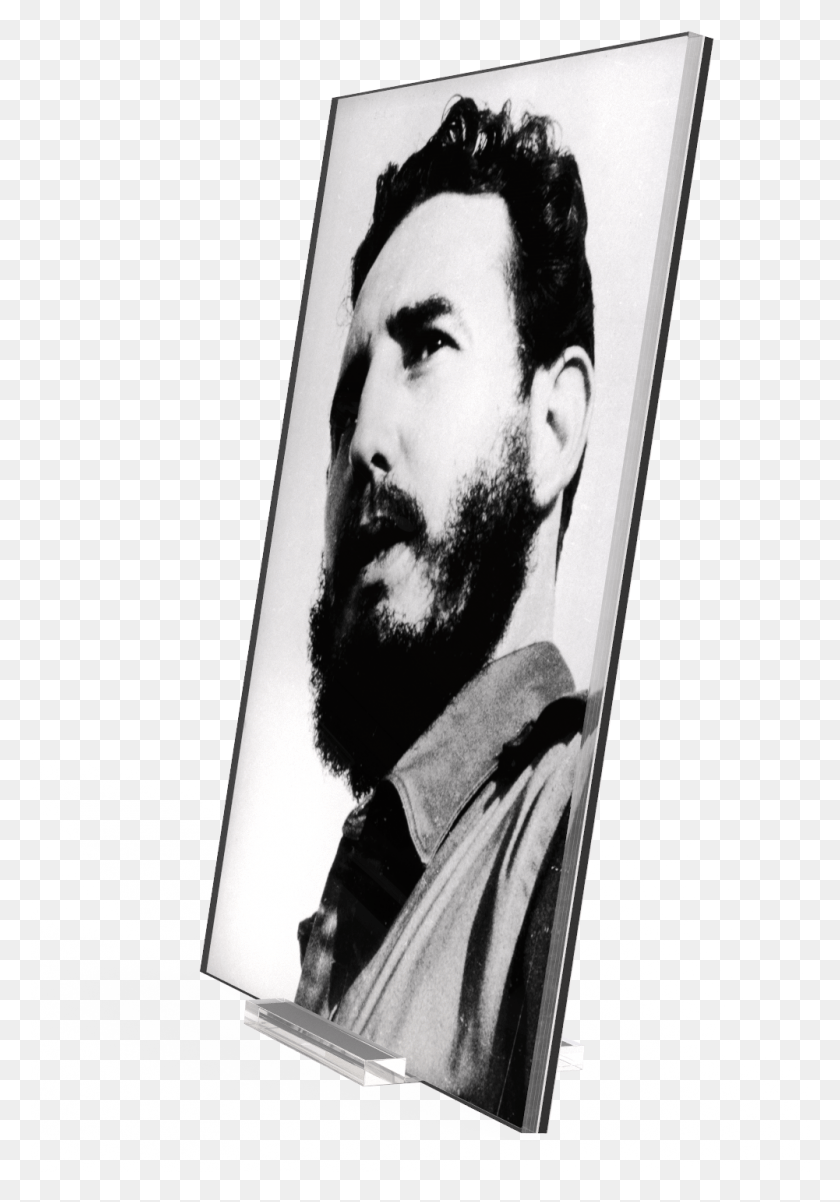 1001x1466 Photo Fidel Castro En Sketch, Face, Beard, Finger HD PNG Download