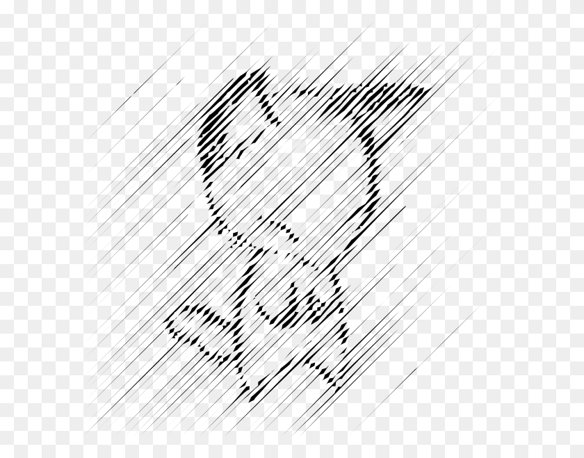 599x599 Descargar Png Foxy Fox Sketch By Larein Monocromo, Mezclador, Electrodomésticos, Texto Hd Png