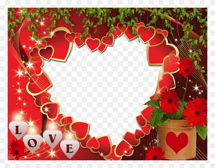 1280x981 Photo Frame Wallpaper Drive Usedmotorhome Info Love Photo Frame, Graphics, Wreath HD PNG Download