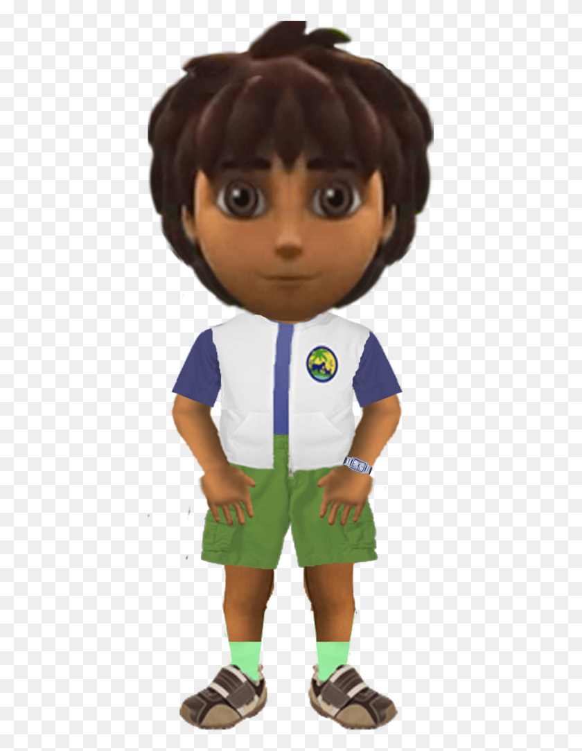 414x1024 Photo Go Diego Go Zpsihtwlyou Doll, Person, Human, Toy HD PNG Download
