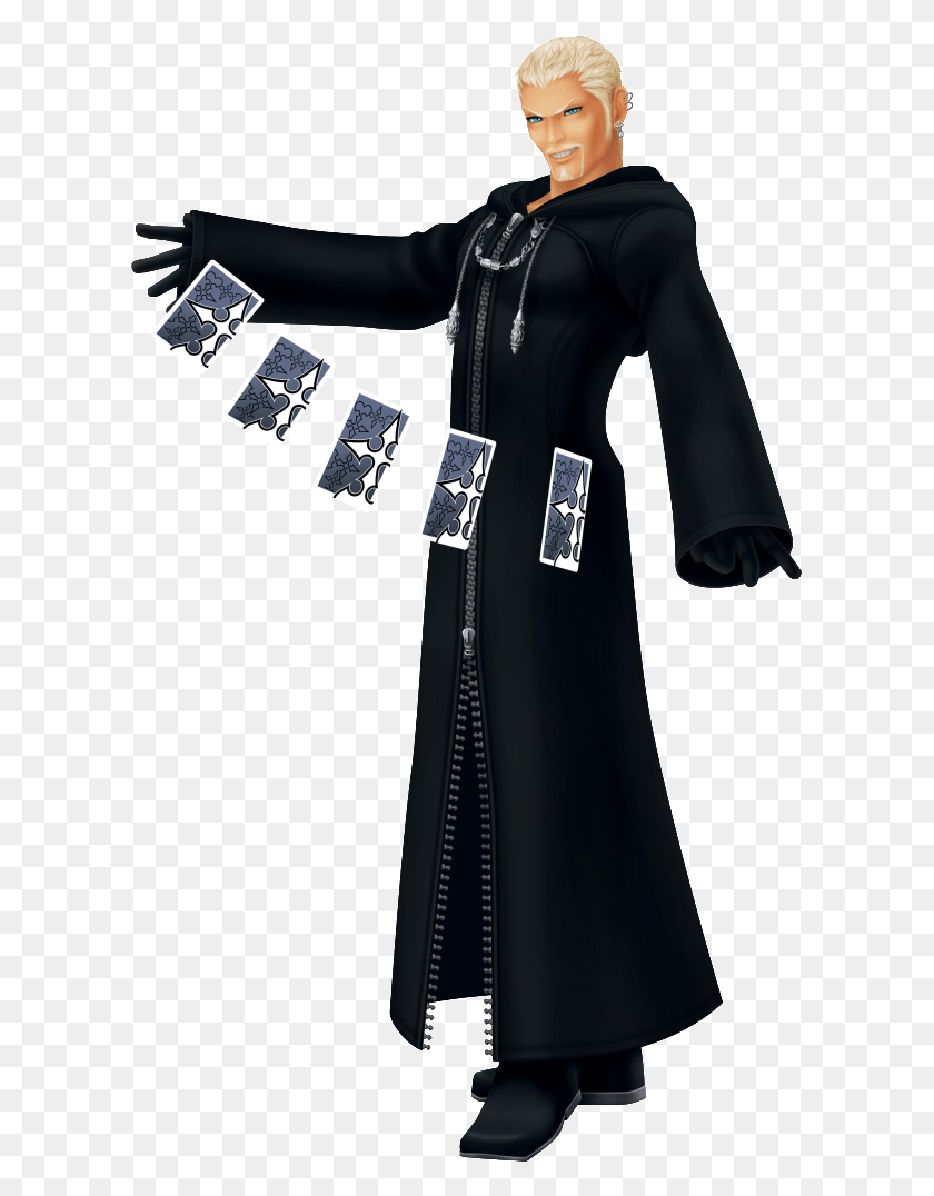 605x1016 Photo Luxord Days Kingdom Hearts Organization 13 Luxord, Clothing, Apparel, Long Sleeve HD PNG Download