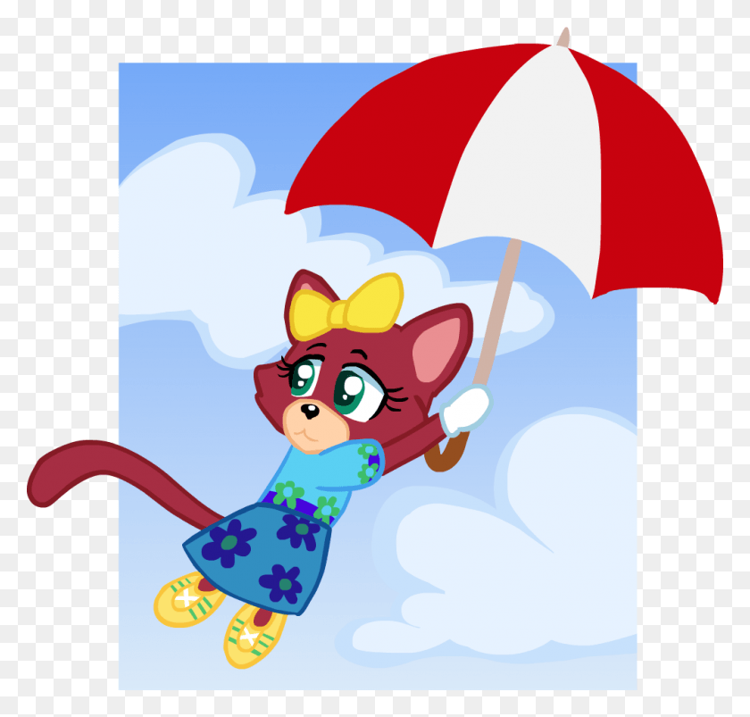 1004x957 Photo Nutty With Umbrella Cute Zps2o7laglj Cartoon, Clothing, Apparel, Graphics HD PNG Download