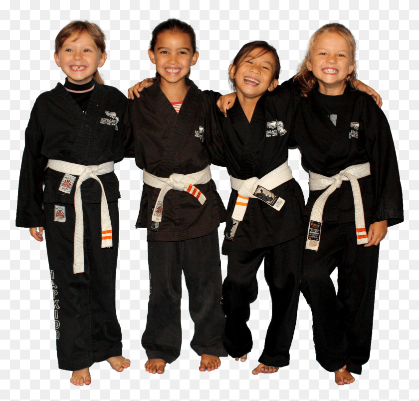 2359x2248 Photo Of 4 Happy Hapkido Child Students Kajukenbo Hd Png