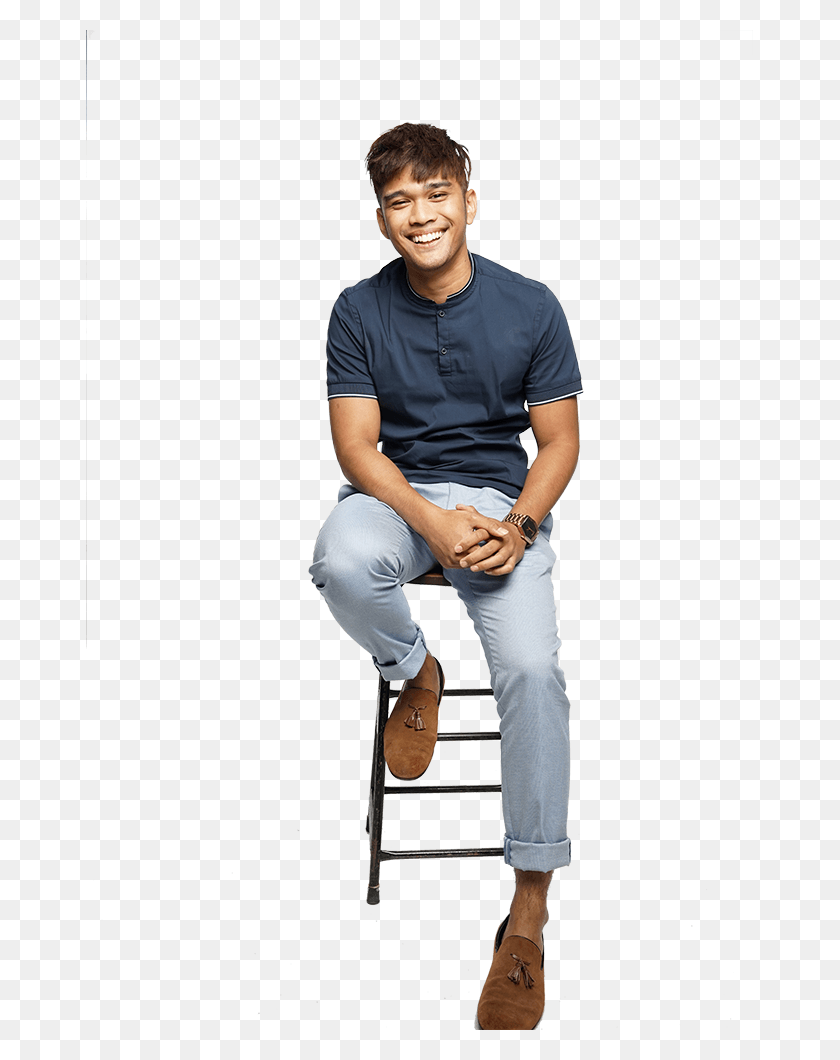667x1000 Photo Sitting, Clothing, Apparel, Shoe HD PNG Download