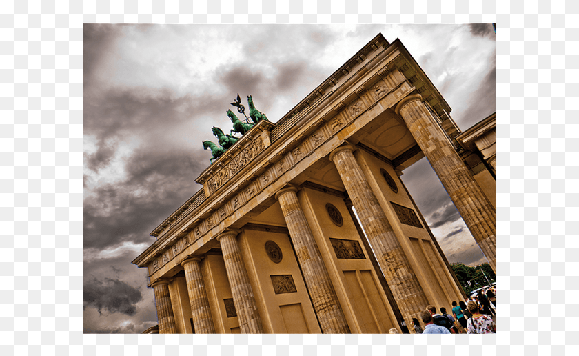 601x456 Photo Taken At Hypovereinsbank By Business O Brandenburg Gate, Architecture, Building, Person HD PNG Download