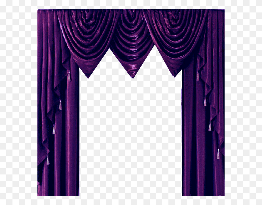 600x598 Photo Vorhangpurple 1 1 Purple Curtains Gif, Curtain, Texture, Stage HD PNG Download