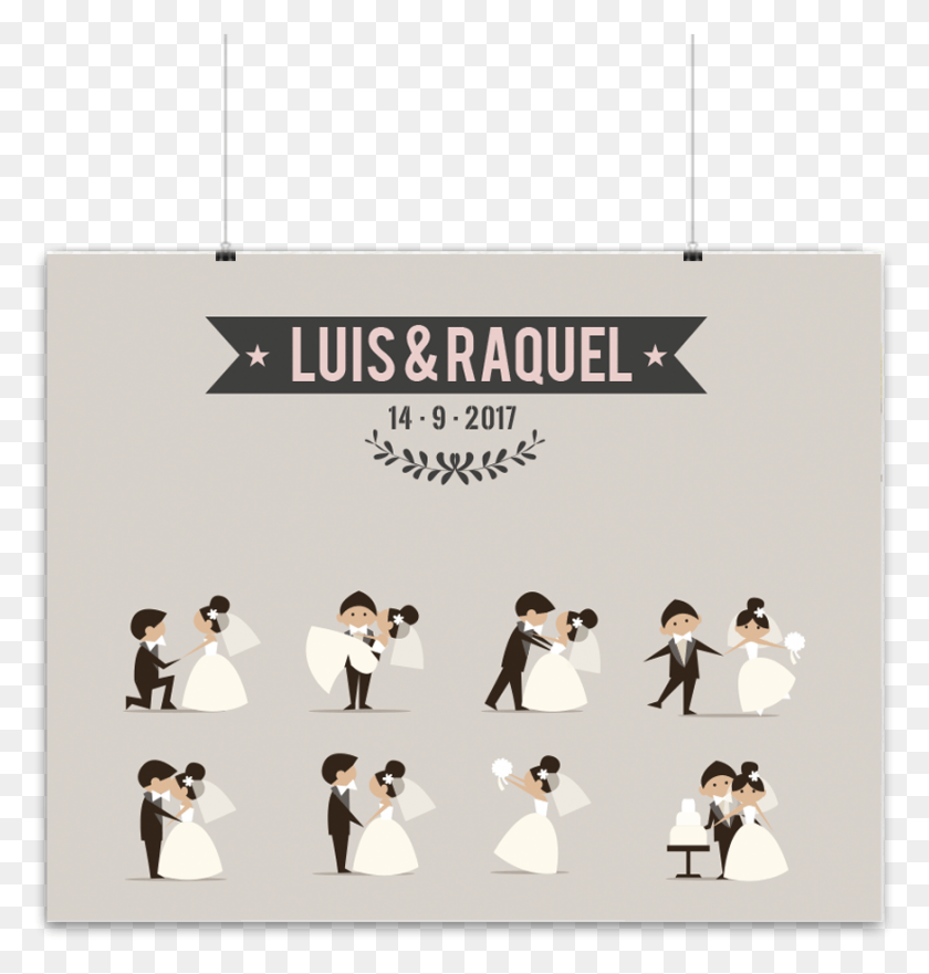 874x920 Photocall Novios 41 Ans De Mariage, Poster, Advertisement, Person HD PNG Download