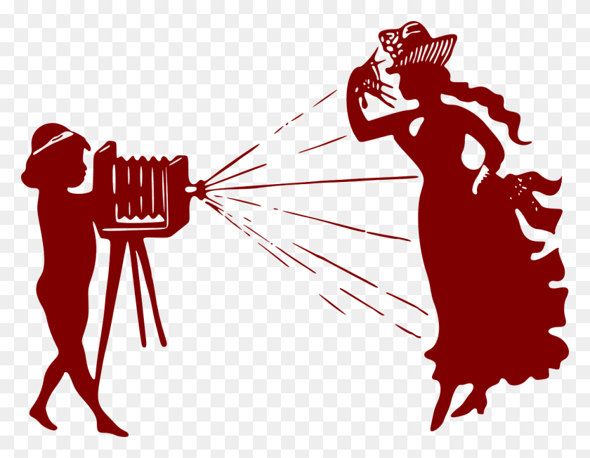 1280x972 Photographer Boy Lady Silhouette Image Photographer Silhouette Old, Leisure Activities, Light, Dance HD PNG Download