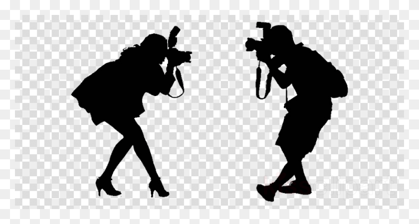 900x450 Photographer Silhouette Clipart Silhouette Photography Arrow Curved, Person, Human HD PNG Download