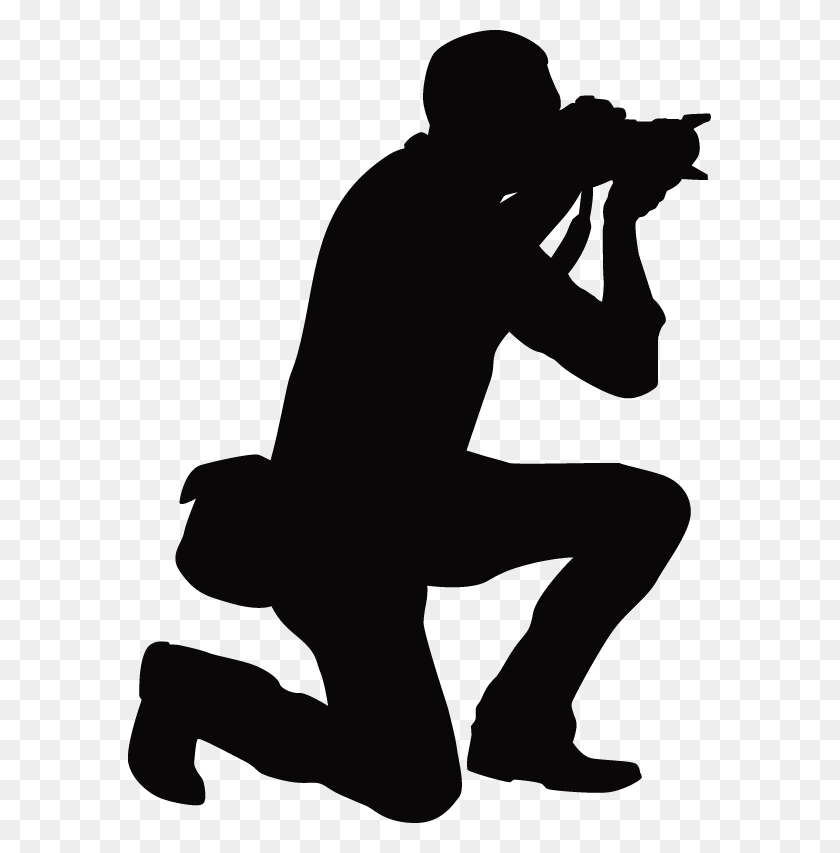 583x793 Photographer Silhouette Silhouette, Person, Human HD PNG Download