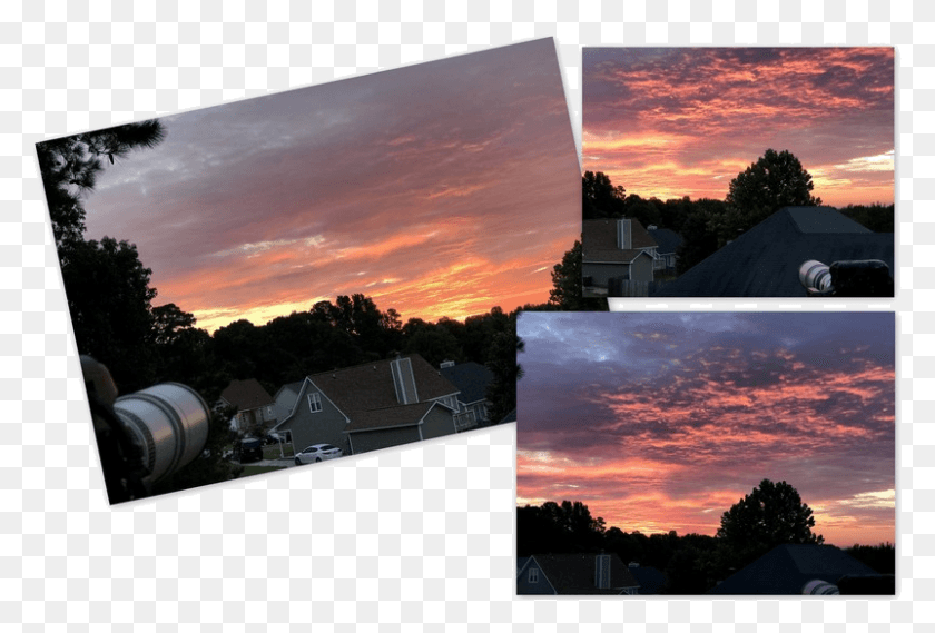 802x524 Photography A 400mm Sunrise With Some Clouds 0719 Sunset, Collage, Poster, Advertisement HD PNG Download