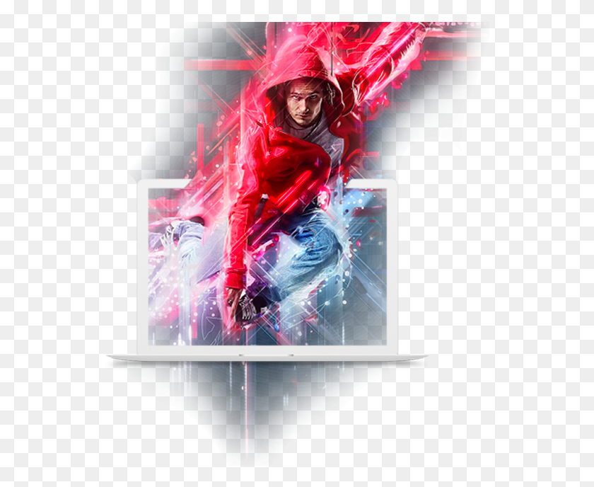 545x628 Photoshop Actions Amp Effects Red Blue Photoshop Action, Poster, Advertisement, Person HD PNG Download