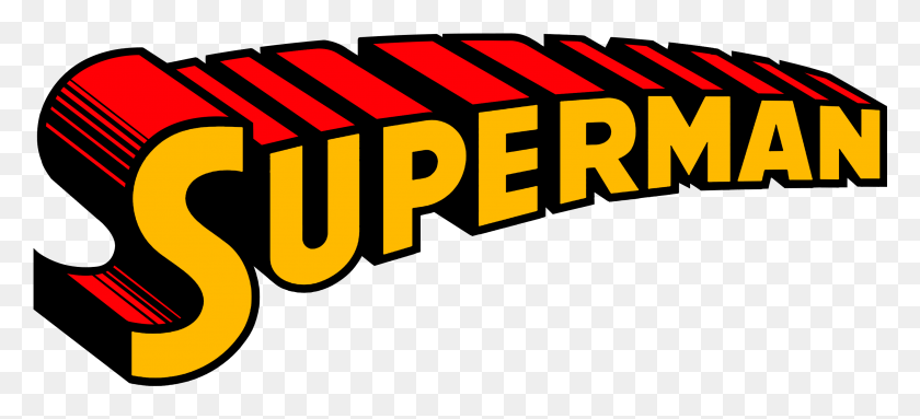 2805x1164 Photoshop Logo Clipart Superman Superman Logo, Text, Number, Symbol HD PNG Download