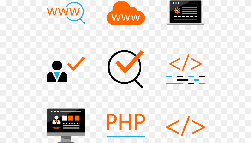 529x477 Php Vector Web Web Languages Background, Computer, Electronics, Pc Transparent PNG