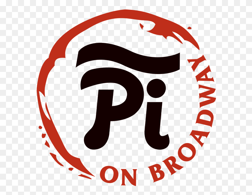 600x591 Pi On Broadway Print Logo Small, Hand, Stain, Persona Hd Png