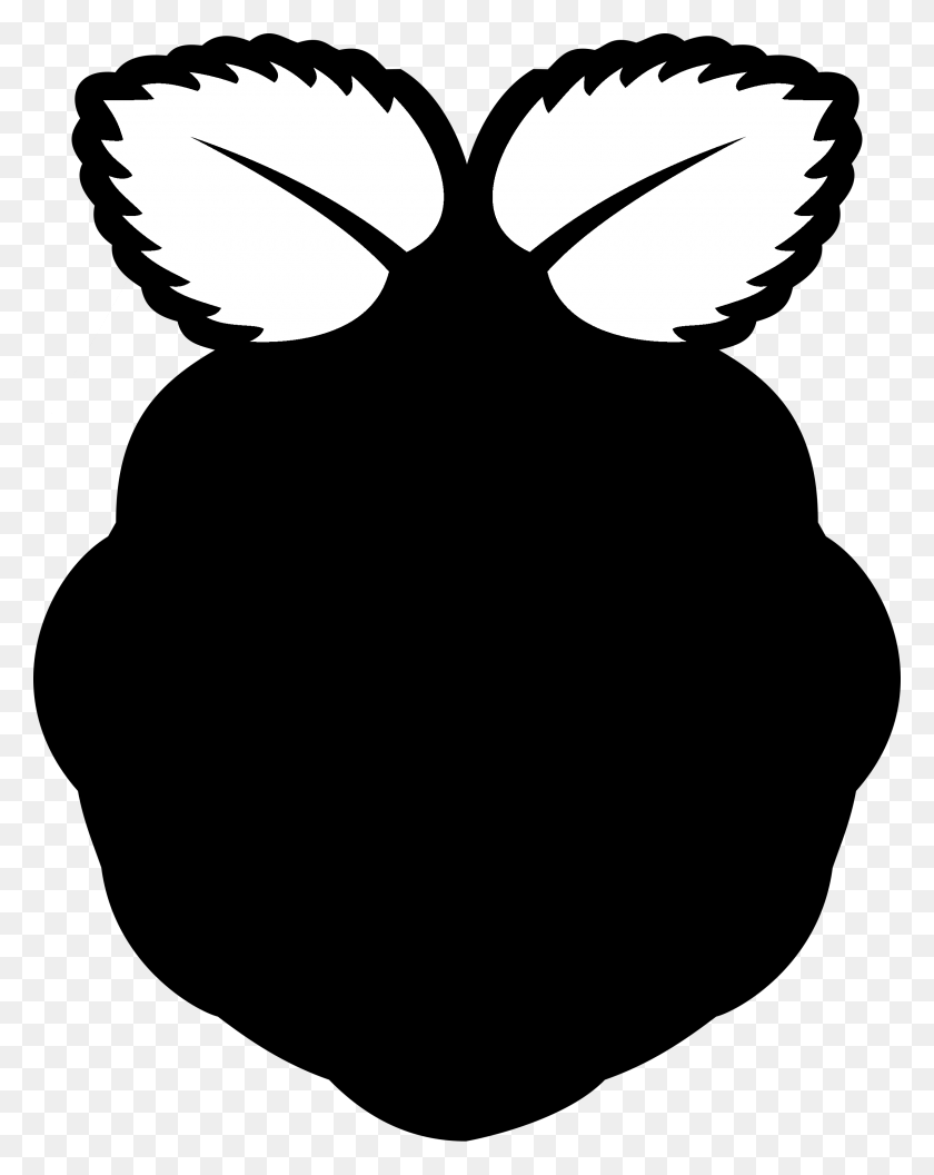 2400x3066 Логотип Pi Raspberry Pi Черный И Белый, Символ, Логотип Бэтмена, Трафарет Png Скачать